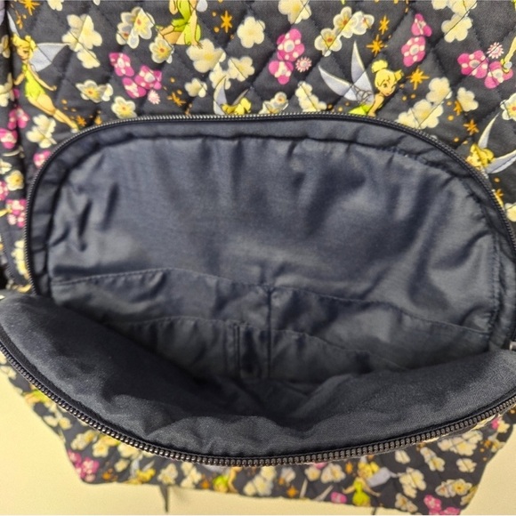 NEW Vera Bradley Disney Tinkerbell Essential Large Backpack- Navy Blue - Picture 6 of 9